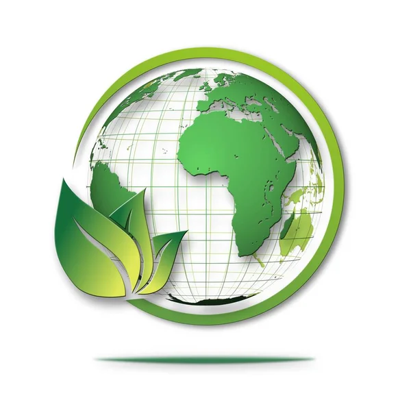 Green Earth Concept Illustration — Stock Photo, Image