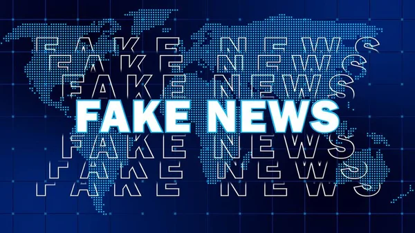 Fake News Design Vorlage Für Nachrichtenkanäle Oder Internet Hintergrund Fake — Stockfoto
