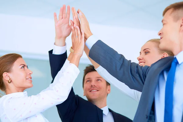 Business People Hands Together Circle — Stock Photo, Image