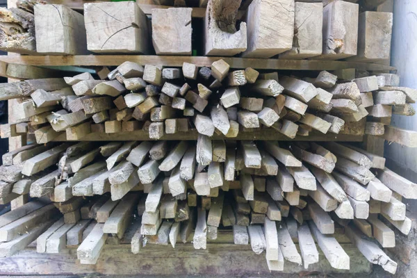 wooden bar blocks materials stacked at carpentry woodwork workshop