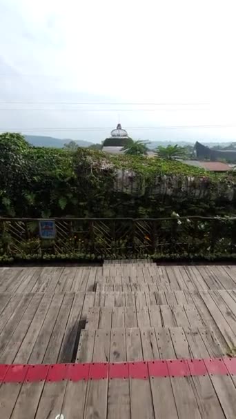 Edifício Parque Temático Dusun Semilir Bawen Ngemplak Semarang Regency Java — Vídeo de Stock