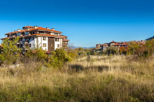 Bansko Bulgarien Höst Panorama Landskap Med Hus — Stockfoto