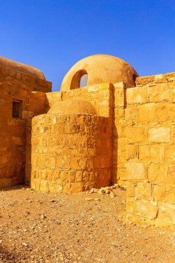 Ürdün 'deki Kureyir Amra, en çok çöldeki kaleler arasında tanınan kişi. UNESCO Dünya Mirası