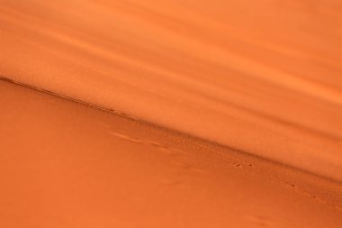 Altın turuncu çöl kum dokusu arka plan, Wadi Rum, Ürdün