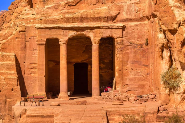Petra Jordan Garden Temple Wadi Farasah Trail High Place Sacrifice — 图库照片