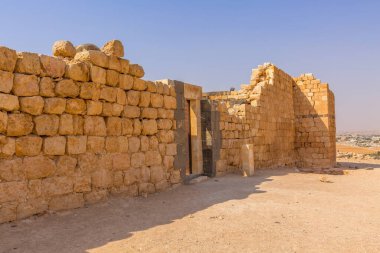 Ürdün 'deki Qasr Al Hallabat çöl kalesinin dışı.