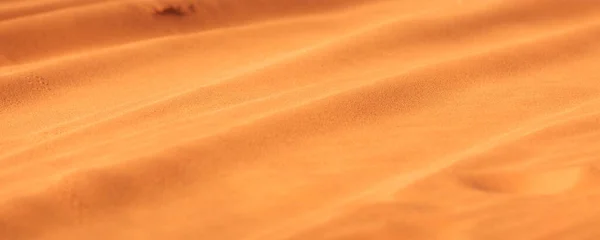 Ouro Laranja Deserto Areia Textura Banner Fundo Wadi Rum Jordânia — Fotografia de Stock