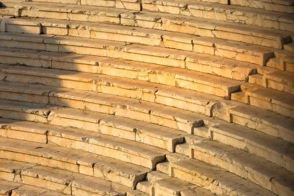 Płowdiw Bułgaria Starożytne Kamienne Kroki Amfiteatru Zachodzie Słońca — Zdjęcie stockowe