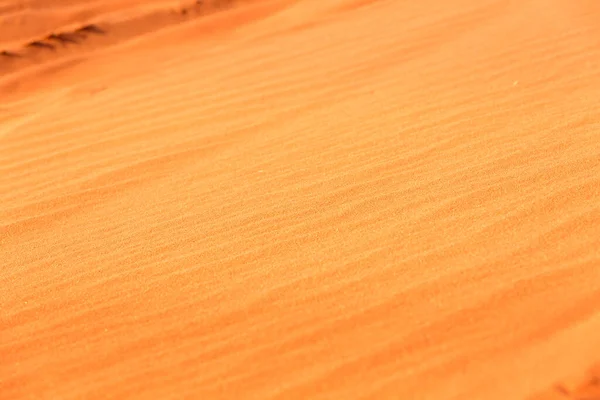 Golden Orange Desert Sand Texture Background Wadi Rum Jordan — Stock Photo, Image