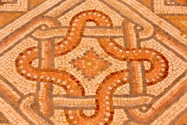 Jerash Gerasa Nın Antik Mozaiği Ürdün Tarihi Yeri — Stok fotoğraf