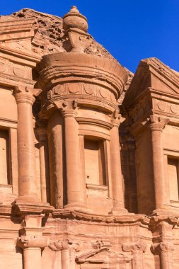 Ürdün 'ün antik Petra kentindeki Ad Deir Manastırı, Dünya Mirası Bölgesi, UNESCO