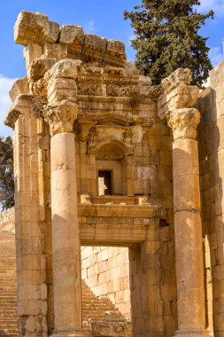 Jerash, Ürdün, Antik Sokak Kardo Maximus Sütunları, Antik Roma Gerasa