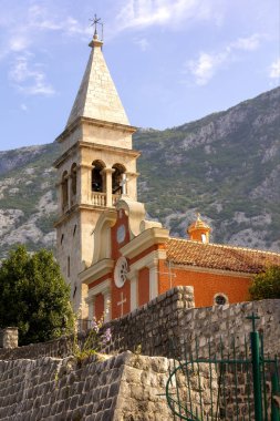 St. Eustachius Yaz Kartpostalları Kilisesi, Dobrota, Kotor Montenegro