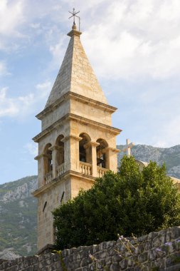 St. Eustachius Yaz Kartpostalları Kilisesi, Dobrota, Kotor Montenegro