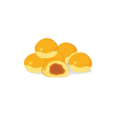 Basit düz yıldız çerez illüstrasyon vektörü