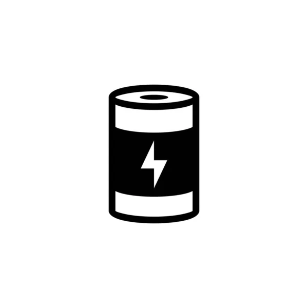 Illustration Simple Icône Batterie Vecteur — Image vectorielle