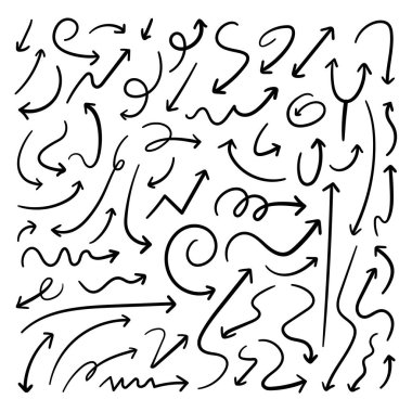 El çizimi ok vektör elementleri kümesi