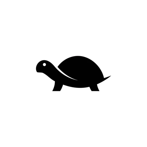 Prosty Ikona Żółwia Ilustracja — Wektor stockowy