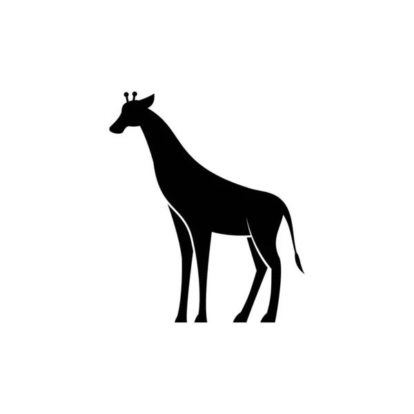 Design Ilustração Ícone Girafa Simples — Vetor de Stock