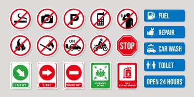 Benzin istasyonu tabelaları çizimi