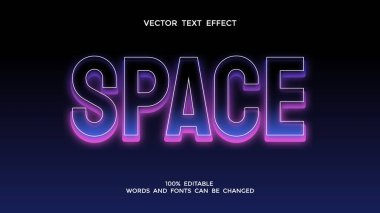 Boşluk Düzenlenebilir Metin Efekti