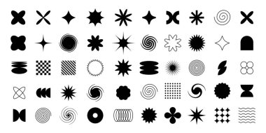 Gaddar geometrik şekiller koleksiyonu