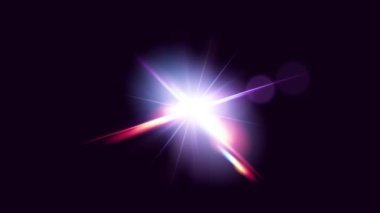 Modern transparent light lens flare background effect. 