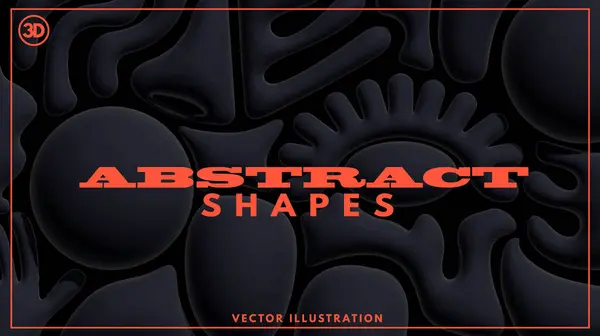 Diseño Fondo Formas Abstractas Audaces Juguetonas Ilustración Vectorial — Archivo Imágenes Vectoriales