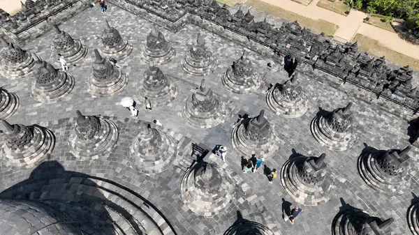 Antik Budist Tapınağı - Borobudur, Endonezya.