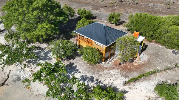 Bereketli yeşilliklerle çevrili ve turkuaz denizden sadece birkaç adım uzakta, rahat bir sahil kulübesi. Ada Gede 'nin bu gizli tropikal inzivada huzurlu atmosferini hissedin..