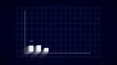 Finansal Büyüme Çizelgesi ve İş Başarı Konsepti
