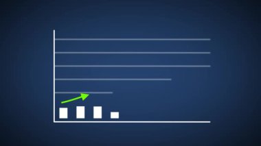 Finansal Büyüme Çizelgesi ve İş Başarı Konsepti