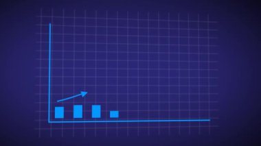 Finansal Büyüme Çizelgesi ve İş Başarı Konsepti