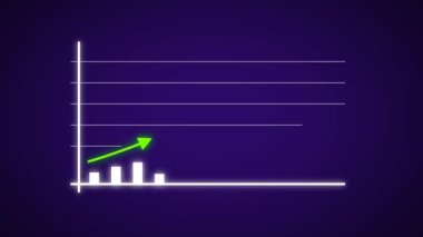 Finansal Büyüme Çizelgesi ve İş Başarı Konsepti
