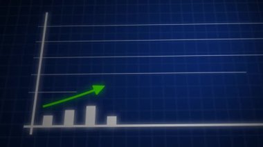 Financial Growth Chart & Business Success Concept