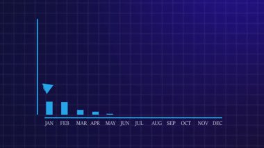 Finansal Büyüme Çizelgesi ve İş Başarı Konsepti