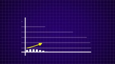 Finansal Büyüme Çizelgesi ve İş Başarı Konsepti