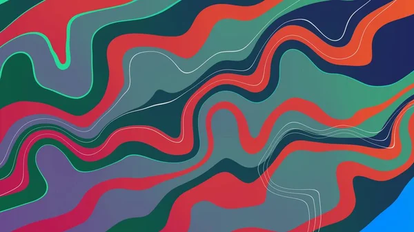 abstract colorful 4k Liquid Waves motion background