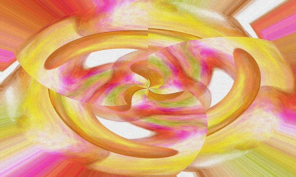 Colorful Pink Purple Green Yellow Elegant Color Abstract Swirl Background — Stock Photo, Image