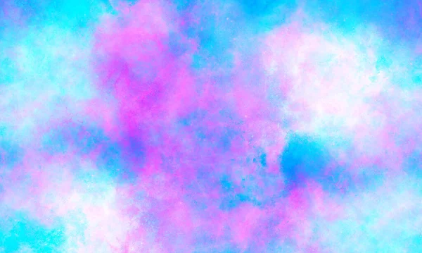 色彩斑斓的紫色和蓝色星系背景 — 图库照片