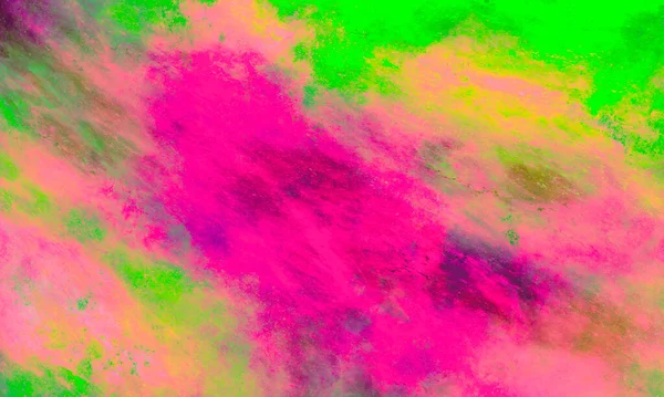 Барвистий Фіолетовий Зелений Фон Галактики — стокове фото