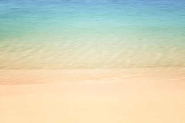 Размытие Синего Моря Коричневого Песка Летом Природа Обои Фоне — стоковое фото