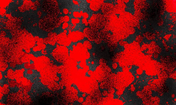 Abstracto Rojo Negro Acuarela Pintura Fondo — Foto de Stock