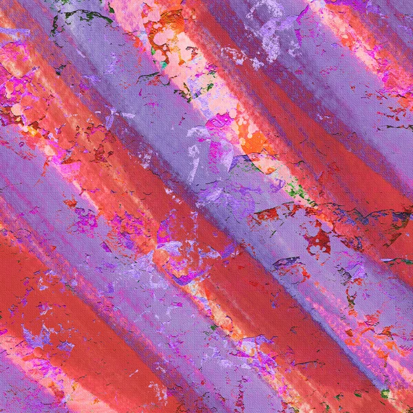 Grunge Textur Gestreift Rot Und Violett Farbe Malen Hintergrund — Stockfoto