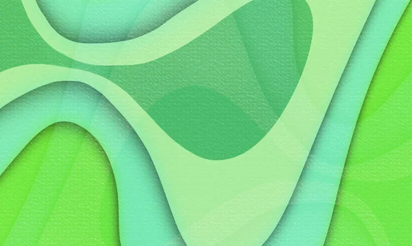 Yeşil Mavi Renkli Soyut Renkli Kağıt Kesme Arkaplanı — Stok fotoğraf