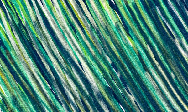 Colorful Green Striped Oil Paint Abstract Background Design — Stock Photo, Image