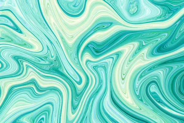 Efeito Mármore Azul Verde Turqouise Fundo Abstrato — Fotografia de Stock