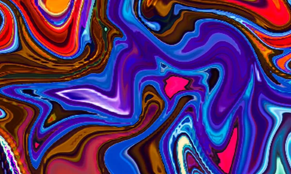 Bunt Marmor Effekt Muster Hintergrund Design — Stockfoto