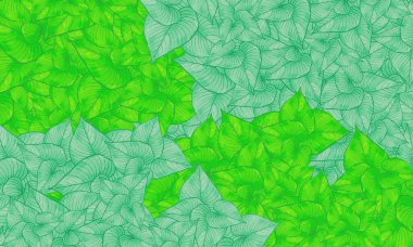 Renkli tropikal yapraklar bahar doğası arka planı