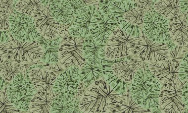 Yeşil tropik yapraklar, bahar doğası duvar kağıdı arka planı